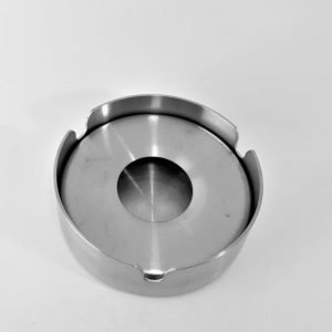 Steel Ashtray With Lid - Image 2