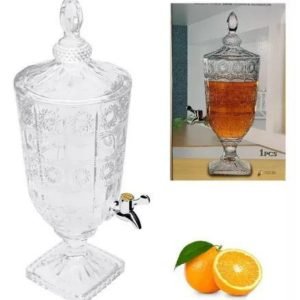 2 Lt Large Filtered Crystal Duck Glass Dispenser - Image 2