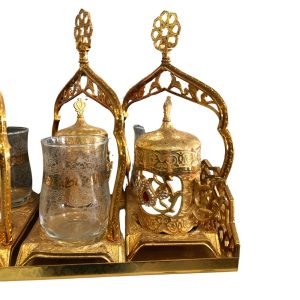 Otantik Home Coffee Cup Set with Presentation Holder for 6 people - Image 1