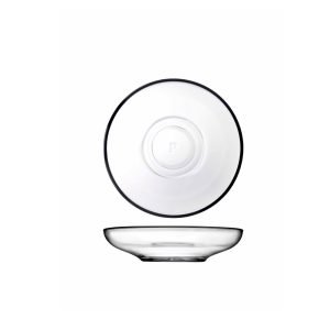 Paşabahçe V-Block Tempo 6-Piece Tea Plate - Image 1