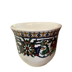 Traditional Patterned Coffee Cup - Image 1