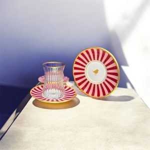 RED LINE TEA SET - Image 1