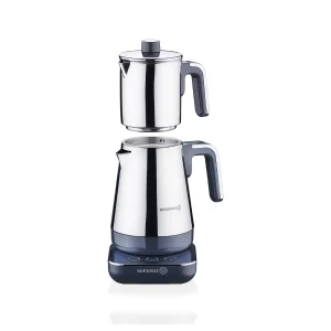 Electric Tea Kettle Gray/Chrome - Image 1