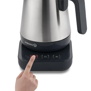 Korkmaz Moderna Electric Tea Kettle Gray/Satin 1.3 - Image 3