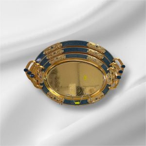 Golden blue tray set - Image 2