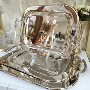 Stainless steel tray set - Image 1