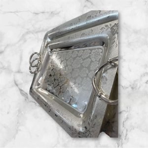 Silver tray set of 2 - Image 3