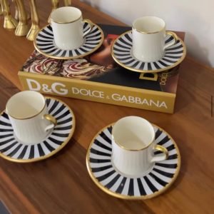 Black Line Coffee set - Image 1