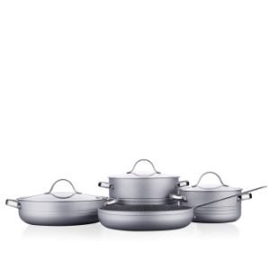 Linea 7 Piece Gray Cookware Set - Image 1
