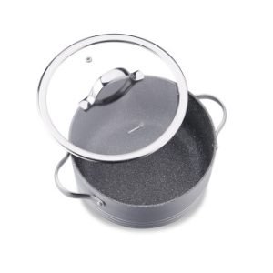 Linea 7 Piece Gray Cookware Set - Image 3