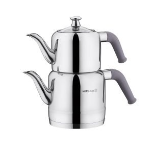 Korkmaz Riva Beige Teapot Set 1.9 - Image 1