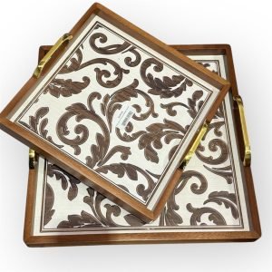 Square wooden tray - Image 3