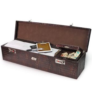 Binoa Luxurious Elit Wooden Rummy set in case - Image 1